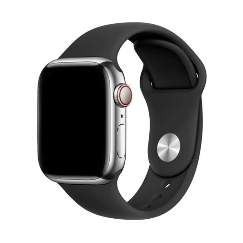 Curea Silicon Apple Watch Black