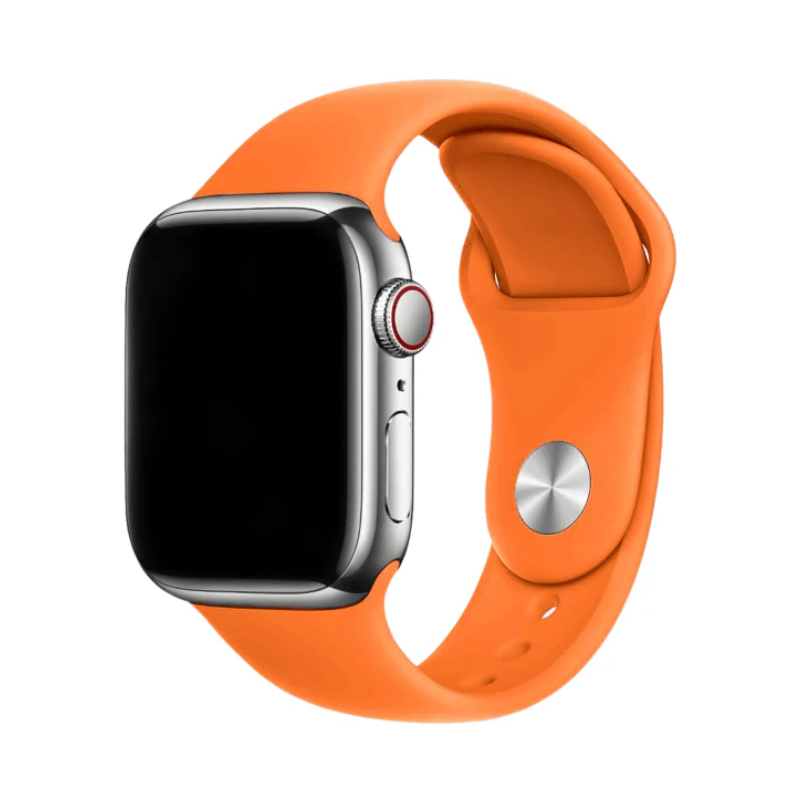 Curea Silicon Apple Watch Light Orange
