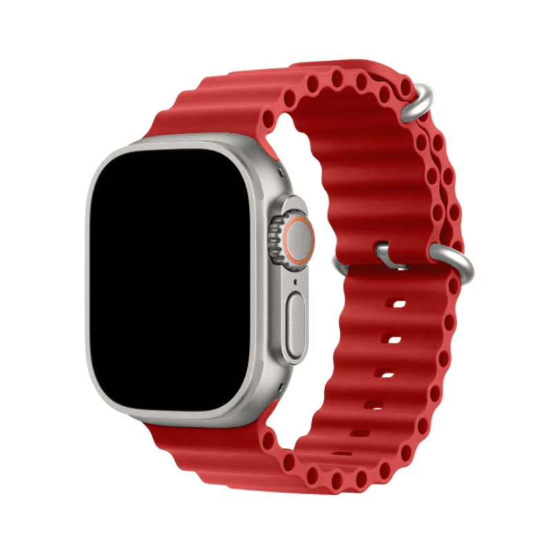 Curea Ocean Apple Watch Red