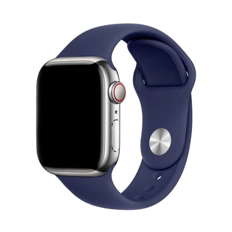 Curea Silicon Apple Watch Navy Blue