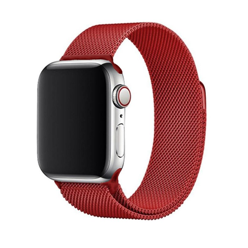 Curea Milanese Apple Watch Red