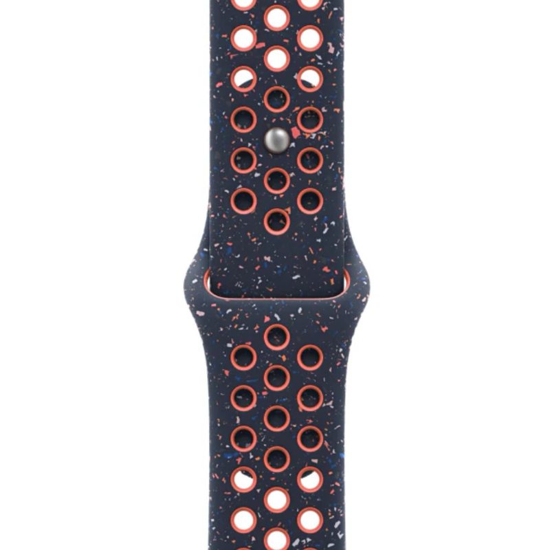 Curea Silicon Sport Apple Watch Blue Flame