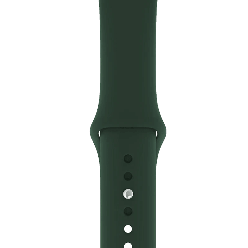 Curea Silicon Apple Watch Obsidian Green