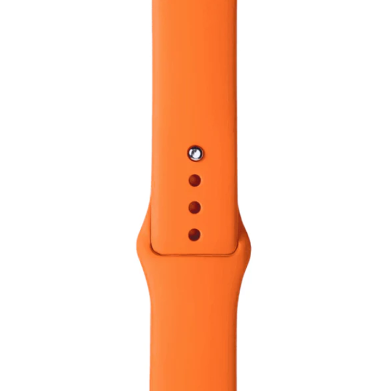 Curea Silicon Apple Watch Light Orange