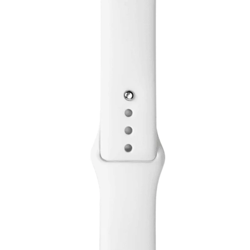 Curea Silicon Apple Watch White