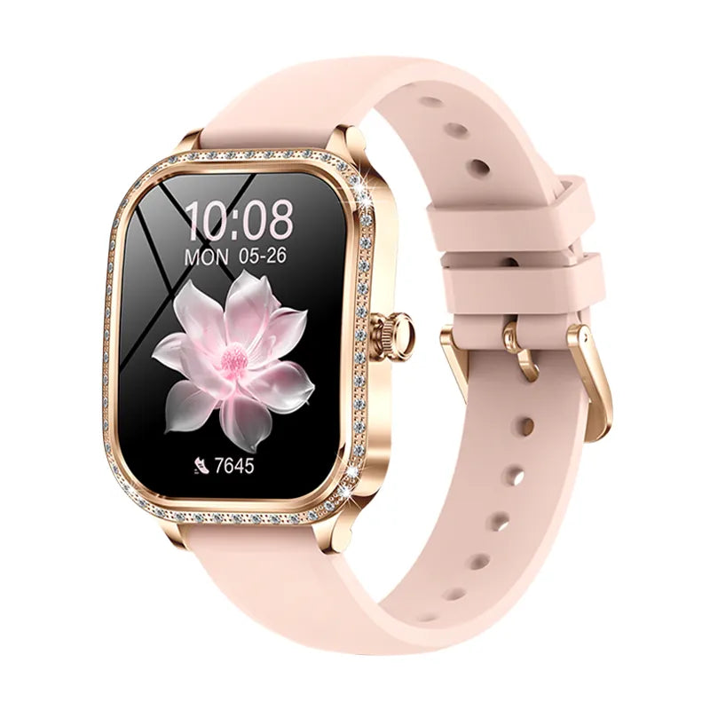 Smartwatch Qyreon FitTime + 2 Curele Gratuit - Gold