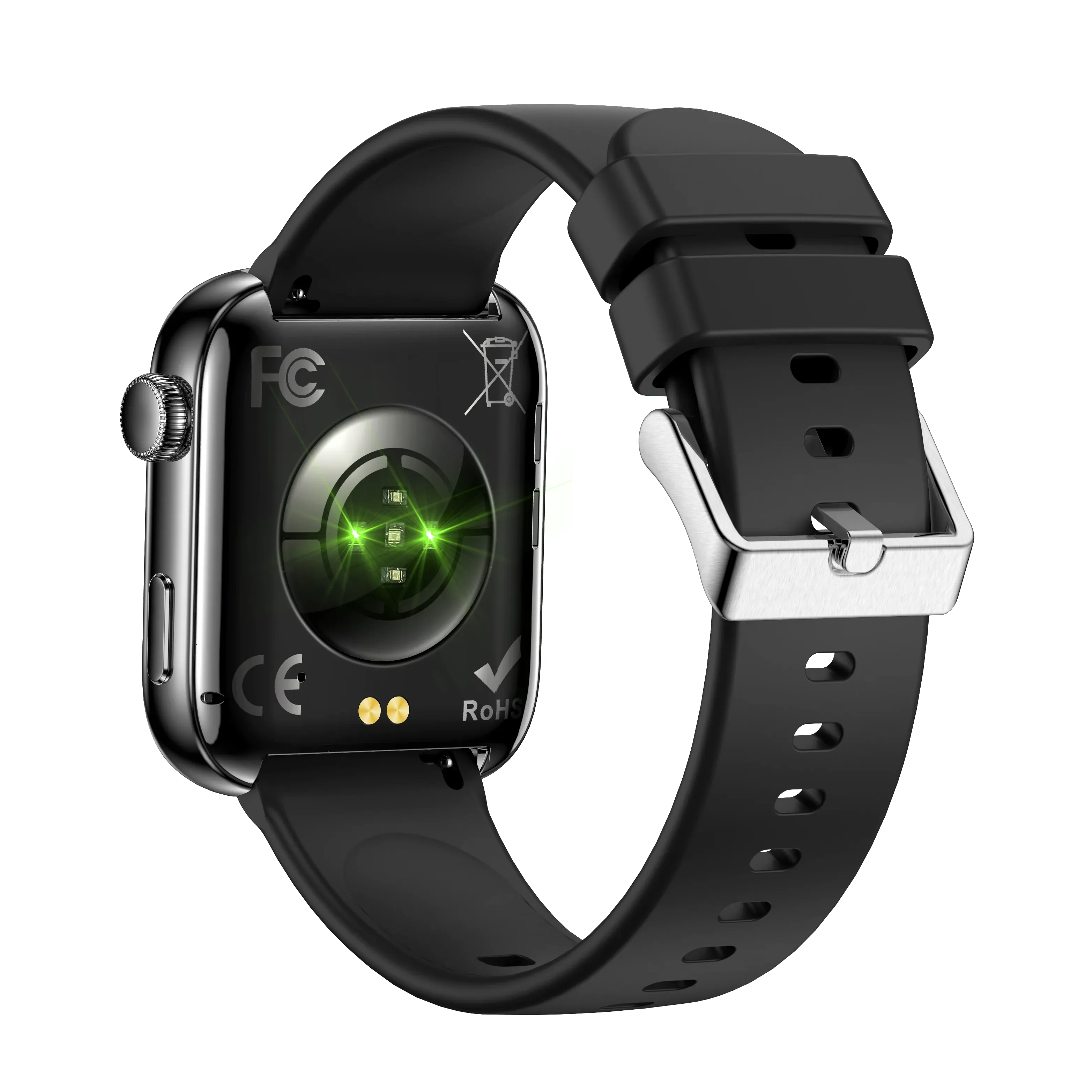 Smartwatch Qyreon Y20 Pro + Bratara Metalica - Black