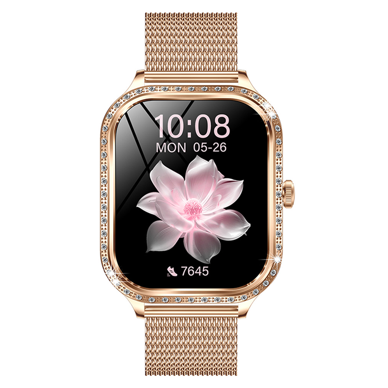 Smartwatch Qyreon FitTime + 2 Curele Gratuit - Gold