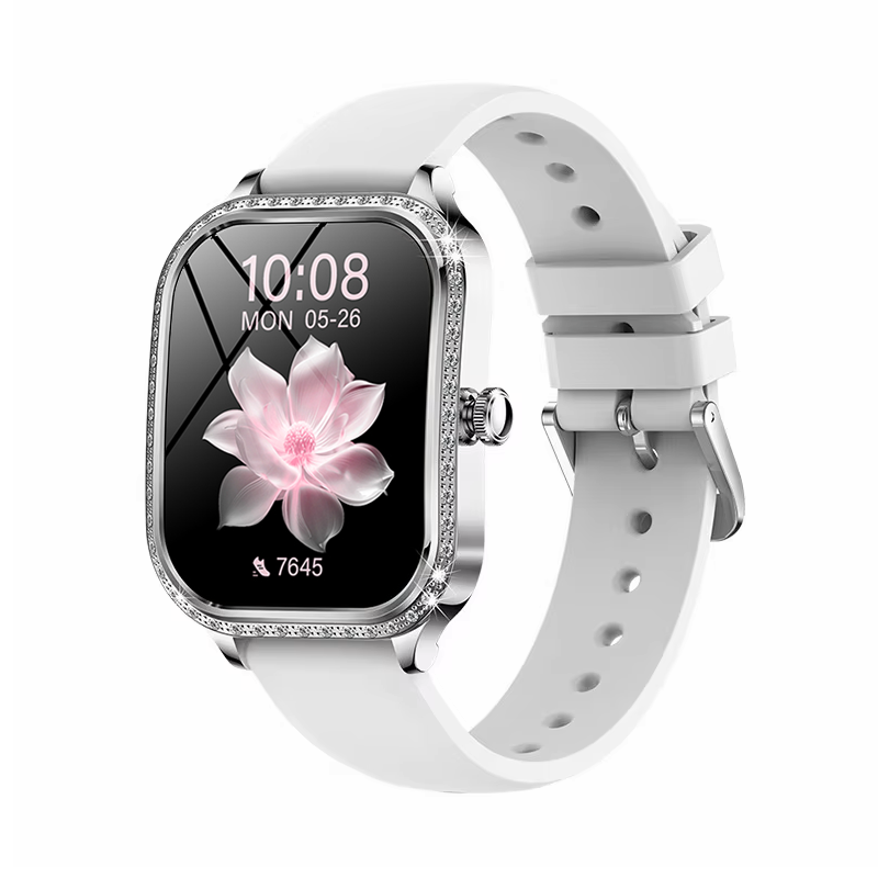 Smartwatch Qyreon FitTime + 2 Curele Gratuit - Silver