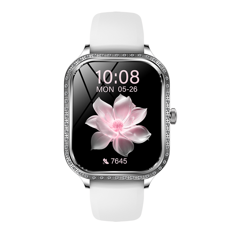 Smartwatch Qyreon FitTime + 2 Curele Gratuit - Silver