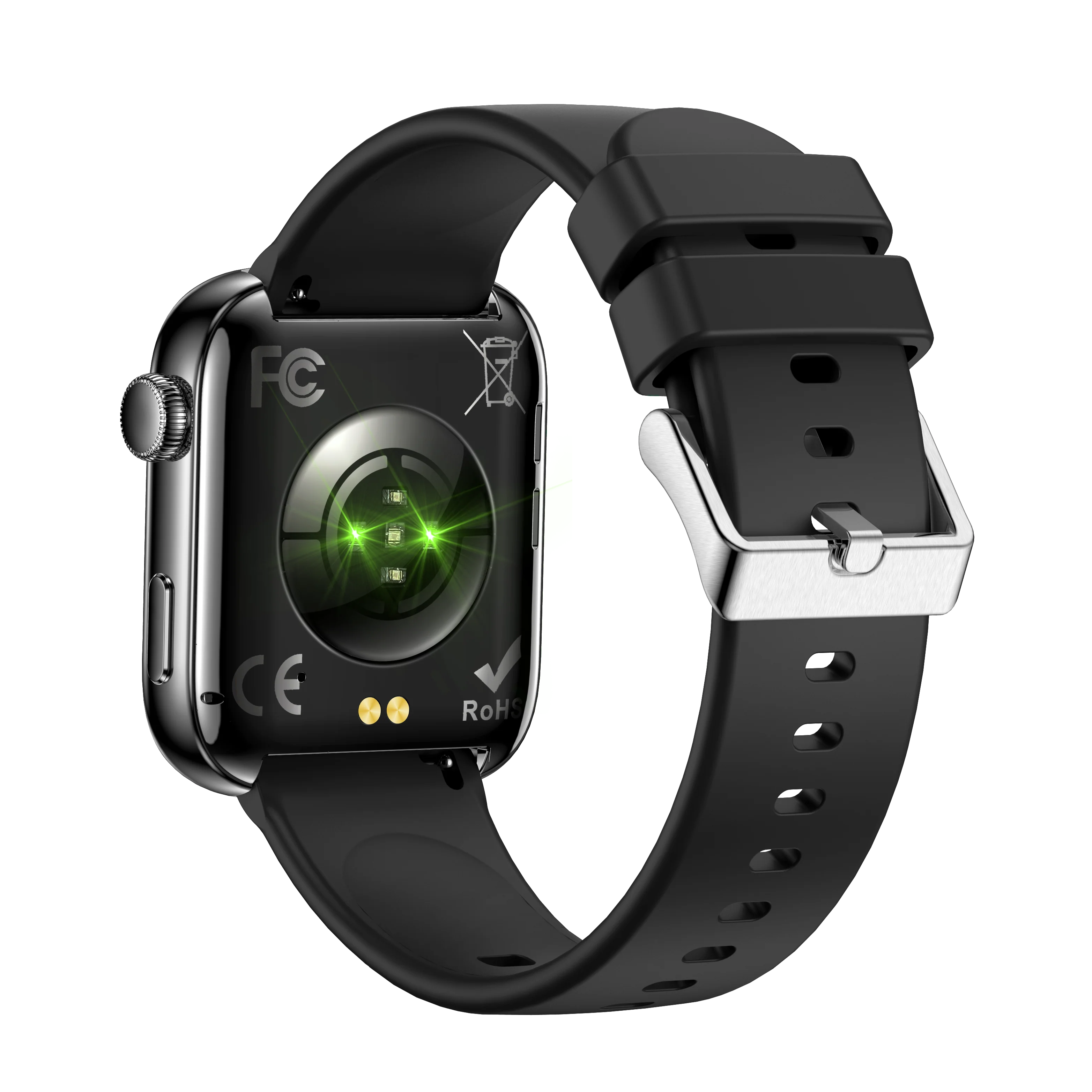 Smartwatch Qyreon Y20 Pro + Bratara Metalica - Black