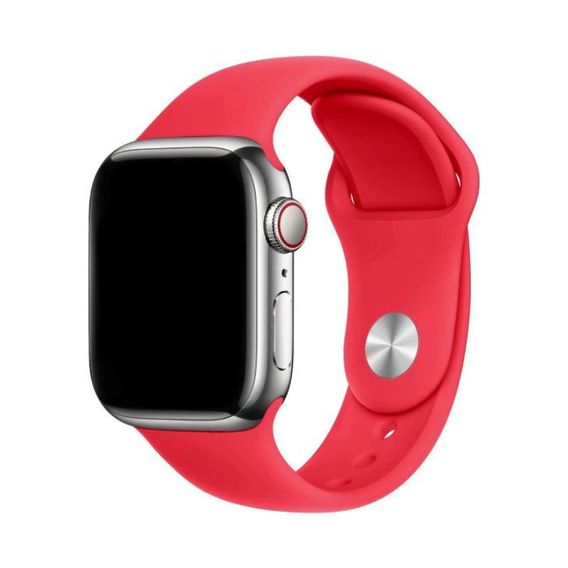 Curea Silicon Apple Watch Red