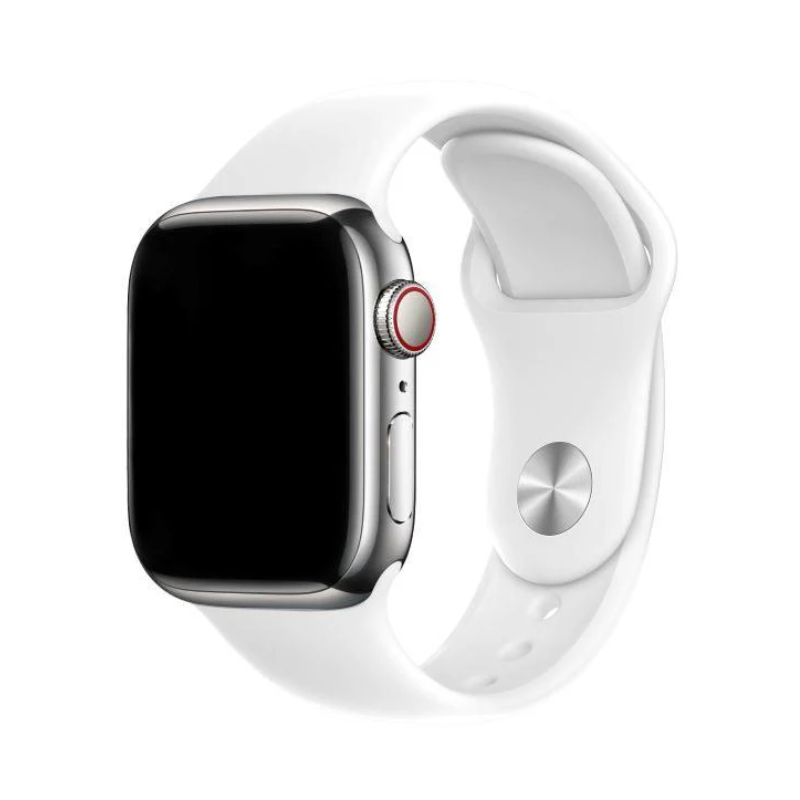 Curea Silicon Apple Watch White