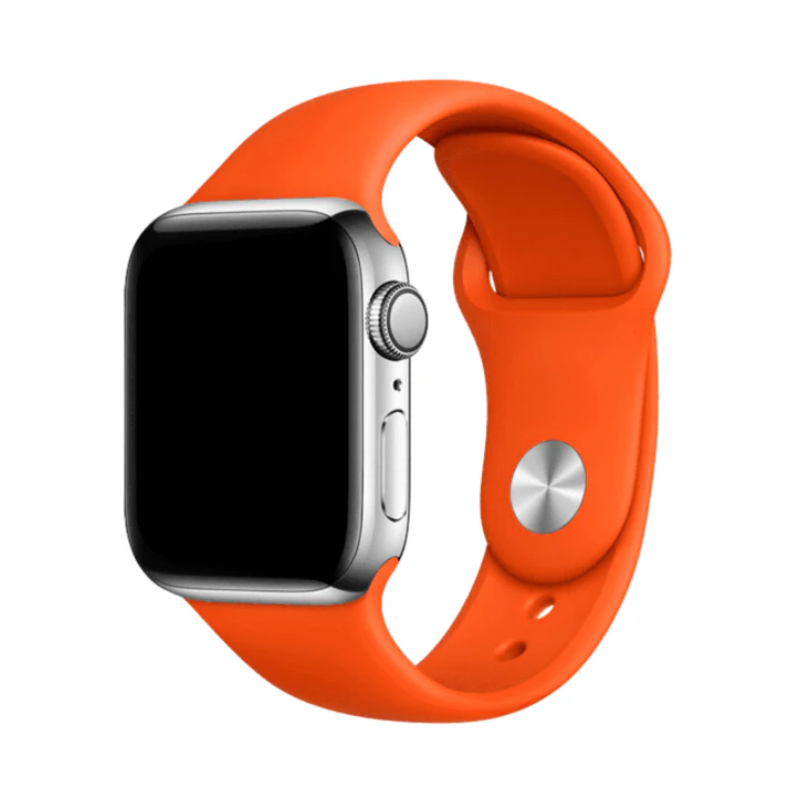 Curea Silicon Apple Watch Orange