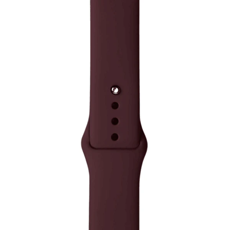 Curea Silicon Apple Watch Dark Red