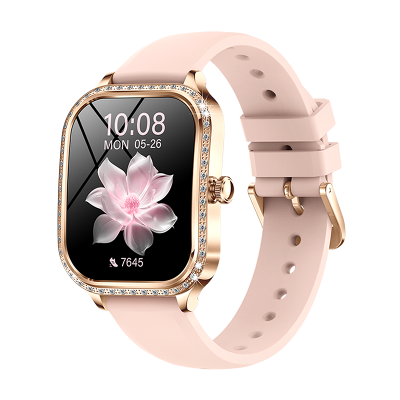 Smartwatch Qyreon FitTime + 2 Curele Gratuit - Gold