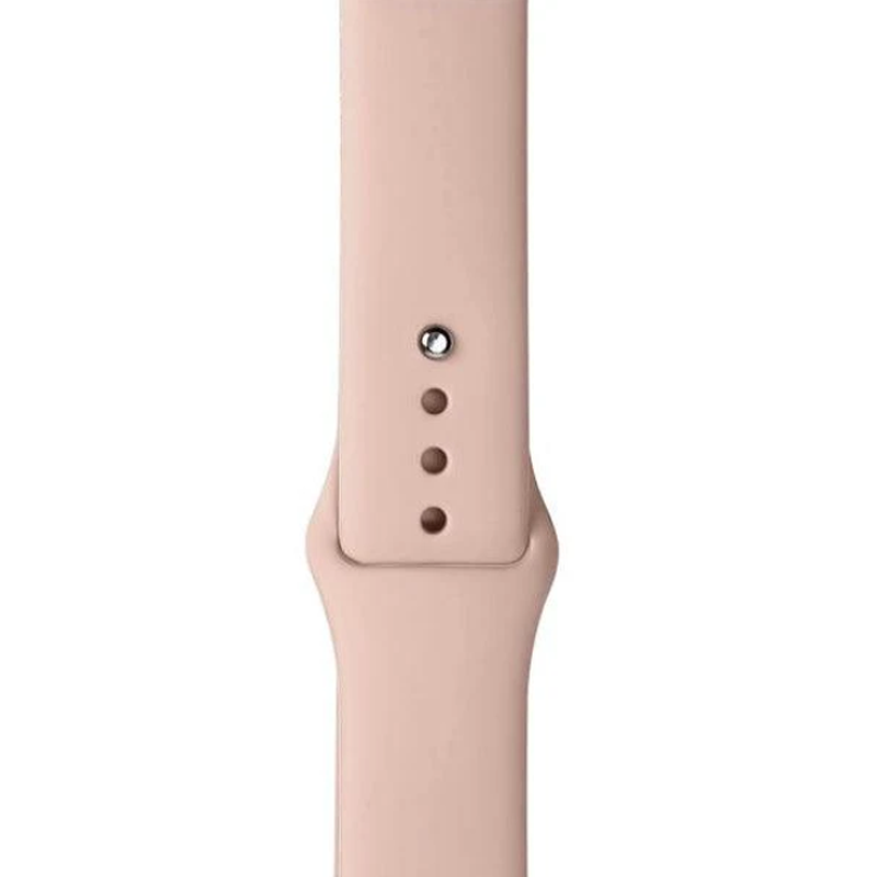 Curea Silicon Apple Watch Pink Sand