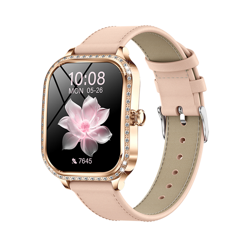 Smartwatch Qyreon FitTime + 2 Curele Gratuit - Gold